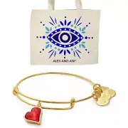 Alex and Ani Heart of Strength Bracelet and Tote Bag New