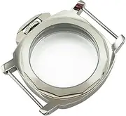 PCECKMZTFZ 44MM Watch Case Compatible with ETA6497/6498 Replacement Polished Stainless Steel Watch Shell for ST3600/ST3620 Mechanical Movement Watch case