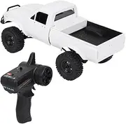 POENVFPO RC Car, 2.4G 1/16 Full Scale Four Wheel RC Crawler Car Plastic Whole Toy Parts Accessory
