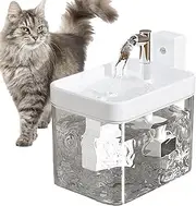 Cat And Dog Water Fountain, Automatic Pet Drinking Station, Stylish Cat Water Fountain, Large Capacity Pet Fountain, Healthy Drinking Fountain For Pets, Easy Clean Pet Water Dispenser, LED Light Cat F