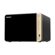 QNAP 6-BAY NAS(NO DISK) CELERO N QC 2.9GHz, 8GB, 2.5GbE(2), M.2(2), PCIe - TS-664-8G