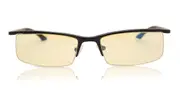 Gunnar EMISSARY ST003-C001 Men's Glasses Black Size 55 - Private Health Rebate - Blue Light Block Available