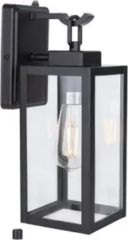 Dusk to Dawn Outdoor Wall Light Fixture, Anti-Rust Porch Light, Waterproof Ex...