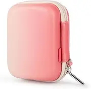 [NZBZHHZGPL] Digital Camera Bag Hard Case Cover Fit for Sony ZV-1 ZV1 II ZV-1F RX100 VII VI V VA IV M7 M6 HX99 HX95 Fit for Canon G7X II G9X SX740 SX620 Camera Bag(Gradient Pink)