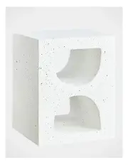 [Cooper & Co] Brasilia Side Table 35.5cm in White
