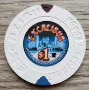 $1 Las Vegas Excalibur Casino Chip - Uncirculated