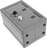 Lockable Storage Box Key Combination Lock Mini Safe for Boys and Girls Jewelry Cash Coins Portable Metal Safe Child Safety Lock