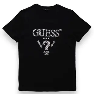 【GUESS】情侶款圓領短TEE 男生 女生 經典款式 短袖T恤