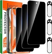 [IMBZBK] 3 Pack Privacy Screen Protector for Google Pixel 9 Pro XL Tempered Glass Accessories 3 Pack Camera Lens Protector, Anti Spy Case Friendly Protector de Pantalla for Pixel 9 Pro XL