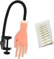 FOMIYES Flexible Movable Silicone Prosthetic Hand Nail for Practice Professional Manicure Tools