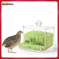 在飛比找蝦皮購物優惠-Bushine Rutin 雞肉自動餵食器大容量防傾覆食物盒