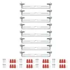 8 Set 85mm (3.35") Universal Light Fixture Mounting Bracket Kit with Screw
