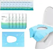 60Pcs Toilet Seat Covers Disposable, Portable Toilet Seat Covers Public Toilet Seat Cover,Waterproof 16x24 Inch Extra Large Individually Wrapped Toilet Seat Shields Travel Accessories for Adults Kids