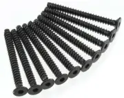 Axial AXA471 Hex Socket Tap Flat Head M3x30mm Black (10)