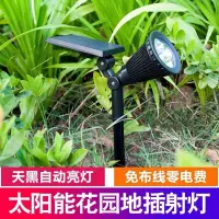 在飛比找樂天市場購物網優惠-太陽能燈 庭院燈 花園燈 太陽能射燈 戶外防水路燈 地插草坪