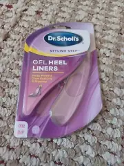 Dr Scholl's Gel Heel Liners Women's Stylish Step insoles 1 Pair