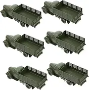 Toyvian Mini Truck Models Sandbox Toys 6 Pack Boys and Girls Educational Car Toy Set for Boys and Girls