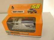 1999 MATCHBOX SUPERFAST #58 SNOW GROOMER NEW IN BOX