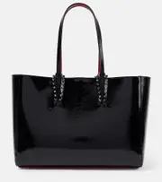 [Christian Louboutin] Christian Louboutin Cabata Small patent leather tote bag One Size black