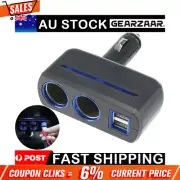 Car Charger Cigarette Lighter Double Power Adapter Socket Splitter Dual USB AUS%