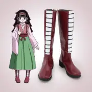 Anime HUNTER X HUNTER Alluka Zoldyc Cosplay Shoes Halloween Party PU Long Boots