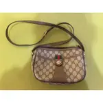 GUCCI 真品VINTAGE 復古古董斜背包