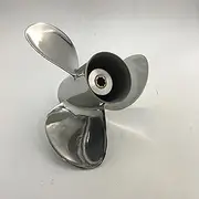 BARDOVEN 8-20HP 9-1/4x12 Stainless Steel Propeller 8 Tooth SS Prop Fit for Honda Outboard Motor