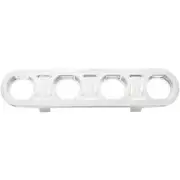Aeroflow Billet Bulkhead Plate 4 Port Modular Universal Polished An AC Aeroflow - AF 88-2021