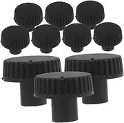 Kisangel 10Pcs Durable Guitar Potentiometer Knob Caps Volume Control Knobs for Amplifiers Effects Pedals and Electronic Instruments Easy to Install Reliable Accessory