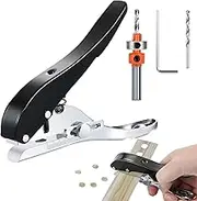 KEWAYO Single Hole Punch,Paper Punches 8mm Heavy Duty Edge Band Puncher,Portable Edge Banding Punching Pliers for Paper,Chipboard,Index Cards,Photos,Card,Art Project
