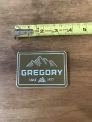Gregory Brown Logo Sticker/Decal Outdoor Hike Backpacking Hiking Approx 3.5”
