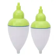 UK 2pcs Plastic LED Fishing Float Bobber Electronic Induction For Night Fis FA