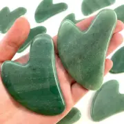 Aventurine Crystal Facial Rollers Gemstone Gua Sha Face Massager Jade Obsidian