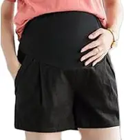 [Jueshanzj] Maternity Pants Shorts Outer Wear Loose Casual Three-Quarter Pants