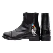TuffRider Kids Thelwell Zip Black Paddock Boot