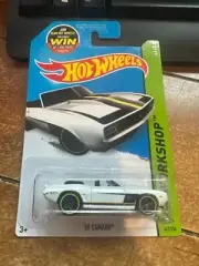 2015 Hot Wheels HW Workshop '69 Camaro #241 White