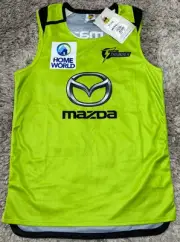 NWT Sydney Thunder BBL Australia Cricket Training Singlet Shirt T20 Mens S R179