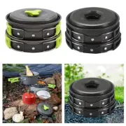Camping Cookware Camping Cooking Set Non Stick Cookset Lightweight Pot Pan for