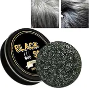 Hair Darkening Shampoo Bar, Repair and Moisturizer Gray Reverse Bar for Gray Hair, Soap Cover Bar Soap for Gray Hair for Men Beard, Gray Hair Coverage Soap, 50g Borato