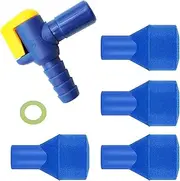 6Pcs Bite Valve Replacement Mouthpiece Hydration Bladder Reservoir Bite Valve Tube Nozzle for Outdoor Backpack Hydration Bladder Reservoir