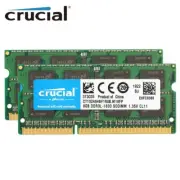 CRUCIAL DDR3L 8GB 16GB 32GB 1600 1333 1066MHz Laptop Memory SODIMM 204-Pin-