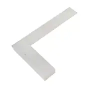 4" (100mm) Engineers Tri Square Set Square Right Angle Straight Edge Steel SIL1