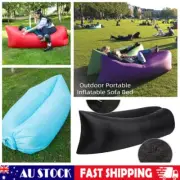 Beach Lazy Air Bag Sofa Bed Fast Inflatable Beach Lounge Camping Portable Couch