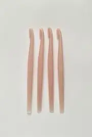 Tupperware Citrus Peelers Set of 4 Pink Pearl New