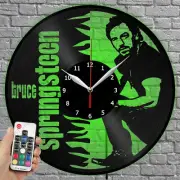 LED Clock Bruce Springsteen Vinyl Record Wall Clock Led Light Clock 1055