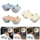 Microwave Egg Poacher Convenient Household Poached Egg Cooker with Lid