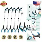 6-Pack 32-Inch Grabber Reacher Tool for Easy Trash Pickup & Mobility Aid