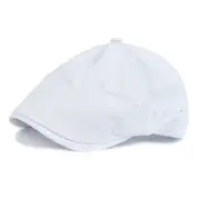 Cotton Washing Flat Cap Cabbie Hat Gatsby Ivy Irish Hunting Newsboy