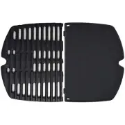 Cast Iron Cooking Griddle 6559 for Weber Q Parts Grid Grate 7645 Grill Part R...