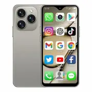 Mini 4G Smartphone Unlocked,4.3 Inch Full Screen Dual Sim Quad Core Mini Phone Premium Phone Small Smartphone Pocket Cellphone XS18PM (Grey)